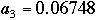 a3 = 0.06748