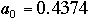 a0=0.4374