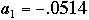 a1=-.0514